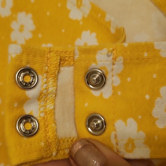 Forever 21 Yellow Daisy Strapless Bodysuit - Picture 4 of 6